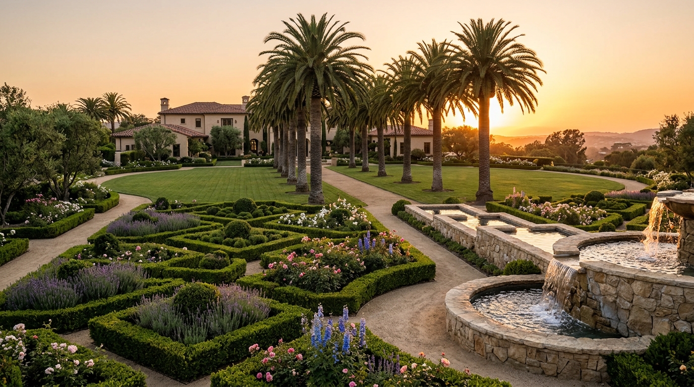 Stately Estate Gardens and Parterres